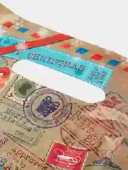 Пакет "Новогодняя почта", полиэтиленовый с вырубной ручкой, коричневая, 20х30 см, 30 мкм