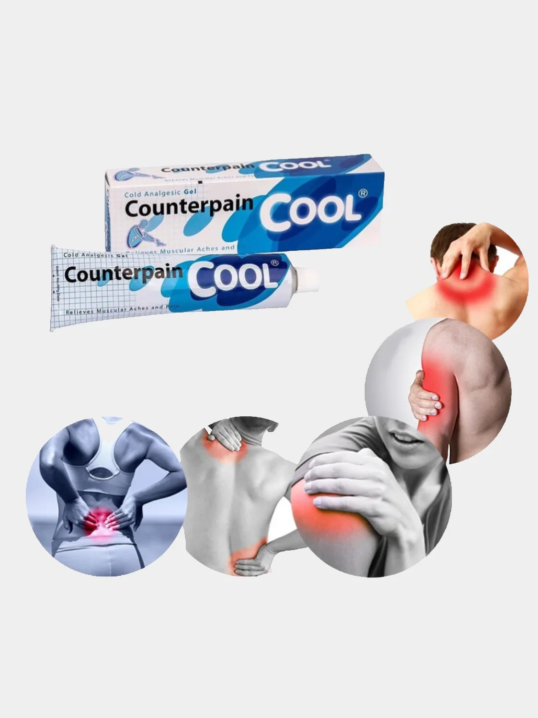 Тайский Охлаждающий гель Counterpain( контерпейн ) Cool Cold Analgesic Gel. 30 гр