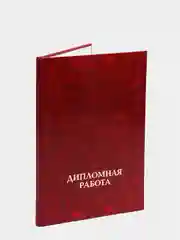 Папка для дипломных работ ДИПЛОМНАЯ РАБОТА А4 ламин. картон, 3 отв