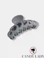 Серый меланж краб для волос