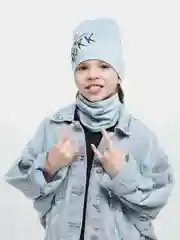 Багровый шапка детская, комплект детский, комплект осенний, комплект для мальчика и девочки