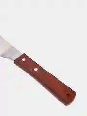 Лопатка-палетка с деревянной ручкой, изогнутая, 31,5 см