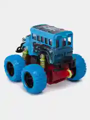 Синий машинка инерционная металлическая, полный привод, Jumbo bus