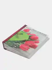 Белый фотоальбом на 200 фото "Цветы" Image Art