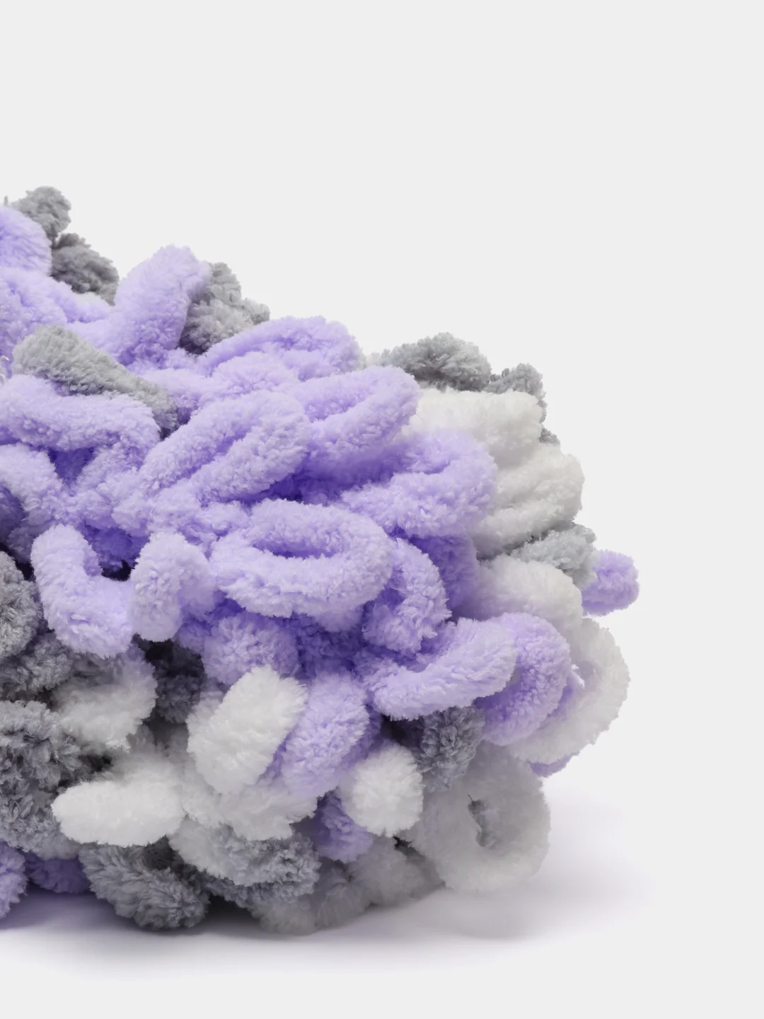 Сиреневый пряжа Alize Puffy Color 100% Микрополиэстер 100г  9м
