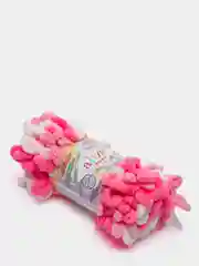 Кораллово-розовый пряжа Alize Puffy Color 100% Микрополиэстер 100г  9м
