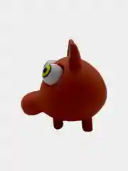 Коричневый антистресс игрушка "Пучеглазик". Глазастик. Игрушка мягкая с глазами