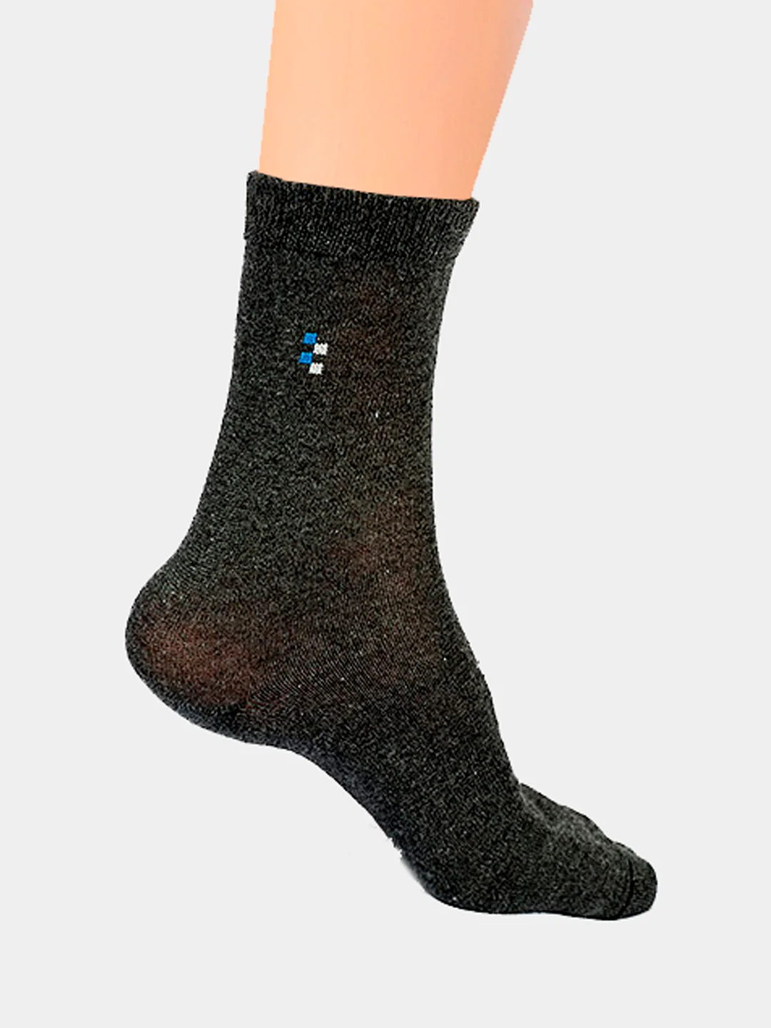 Мужские носки однотонные, из хлопка, длинные, 38-46