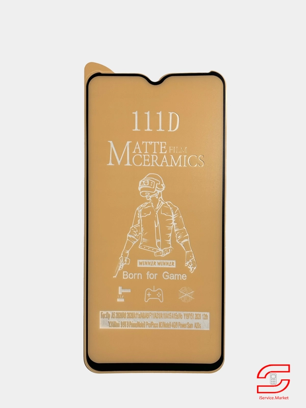 Защитное керамическое стекло матовое Realme C21Y