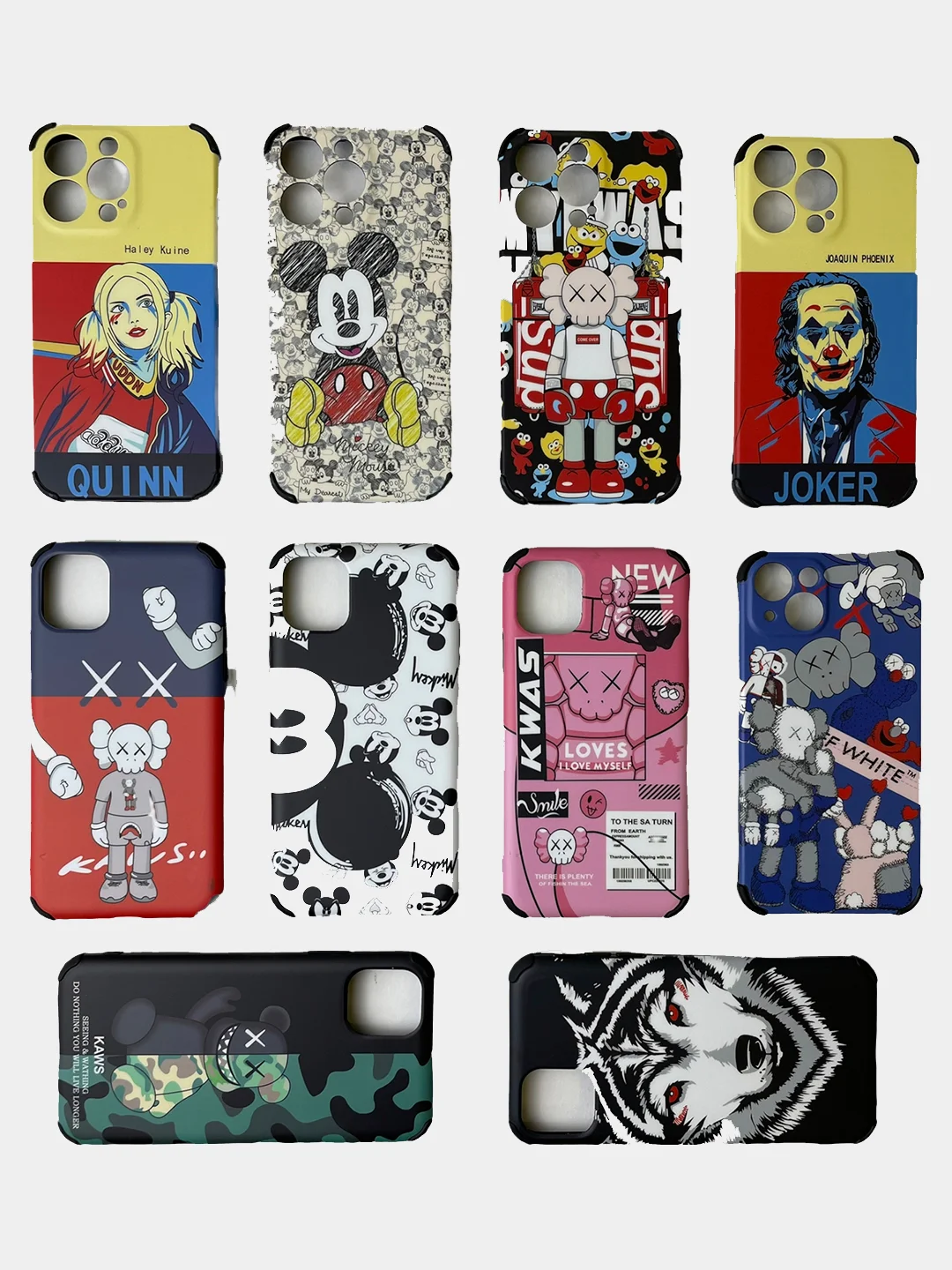Алый чехол для iPhone 11, XR, 12, 12 Pro, 13, 13 Pro с картинкой / рисунком