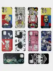 Алый чехол для iPhone 11, XR, 12, 12 Pro, 13, 13 Pro с картинкой / рисунком