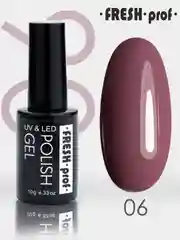 Гель лак, гель-лак для ногтей Fresh Prof, 10g нюд шоколадный кофейный сливовый