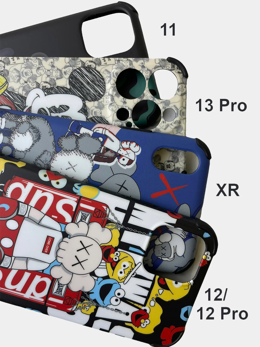 Алый чехол для iPhone 11, XR, 12, 12 Pro, 13, 13 Pro с картинкой / рисунком