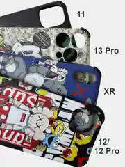 Алый чехол для iPhone 11, XR, 12, 12 Pro, 13, 13 Pro с картинкой / рисунком