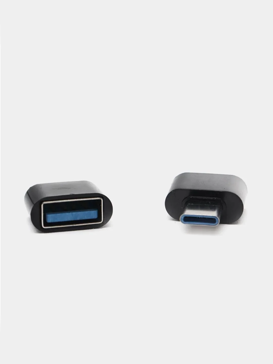 Белый otg переходник с Type-C на USB и с microUSB на USB (ОТГ)