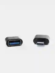 Белый otg переходник с Type-C на USB и с microUSB на USB (ОТГ)