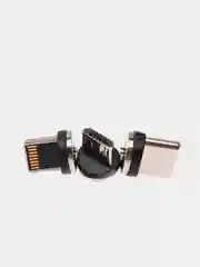 Золотой магнитный кабель без разъема 2.1А, разъёмы MicroUSB, Type-C, Lightning для Андроид, iPhone