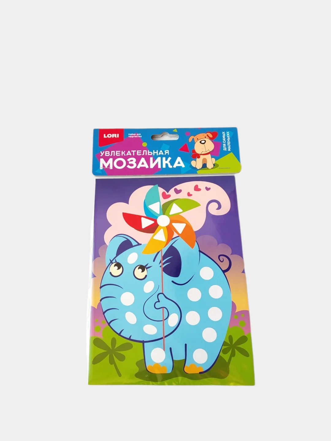 Мозаика мягкая развивающая, аппликация для малышей от 1 года, набор для занятий