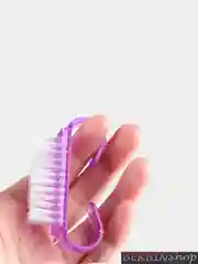 Фиолетовый щетка косметическая для удаления пыли с ногтей и рук, 5/10 штук комплект