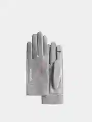 Серый женские перчатки с начёсом внутри, 3 цвета