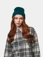 Зеленый шапка бини женская