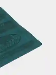 Тёмно-бирюзовый обложка для паспорта из натуральной кожи с тиснением
