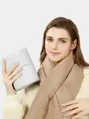Шарф дутый, стеганный, утеплённый