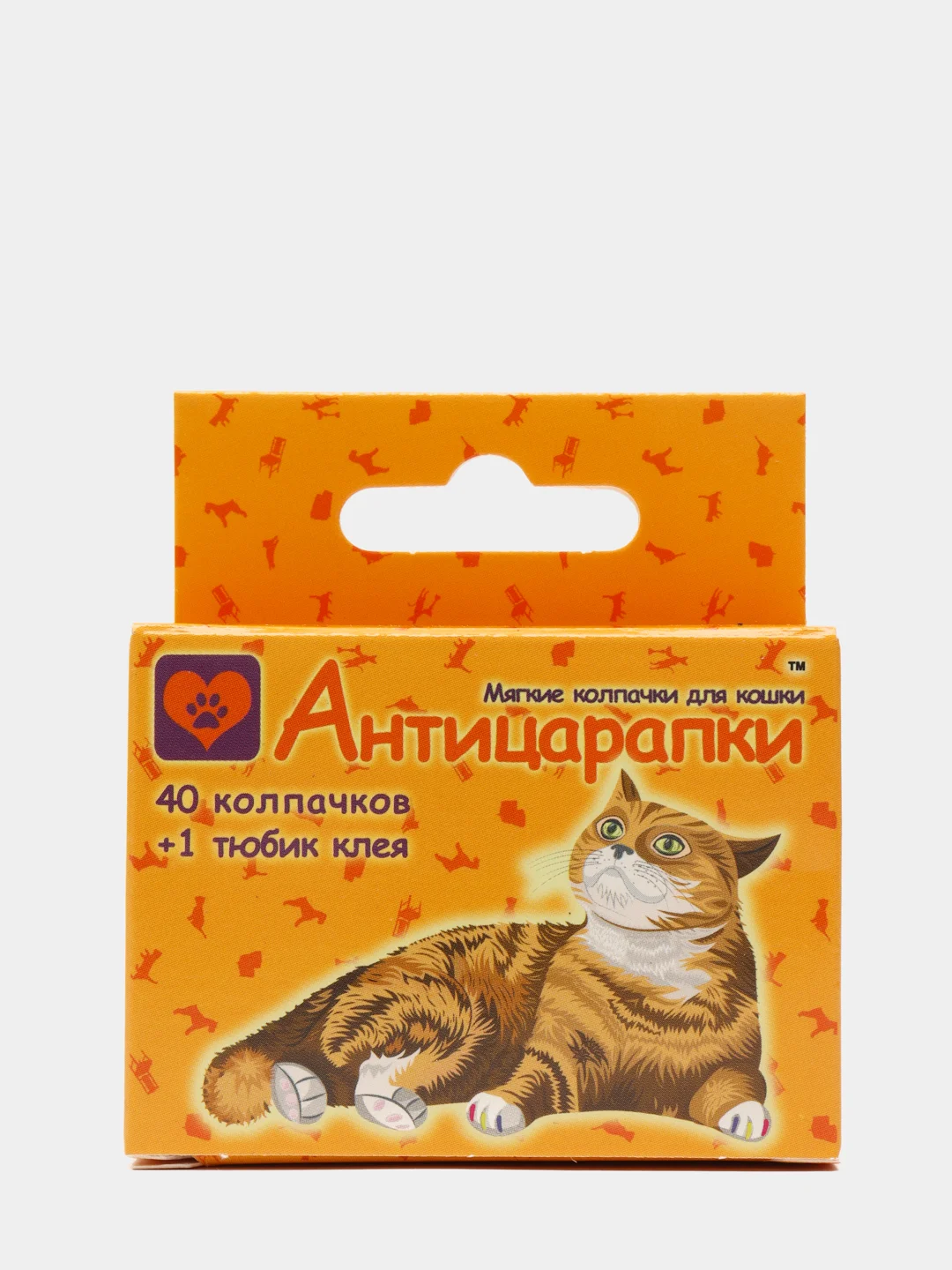 Белый антицарапки для кошек "NEW", 40 штук