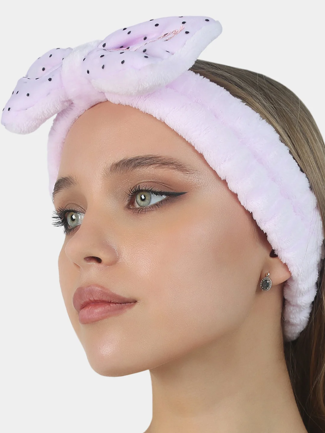 BEAUTY4LIFE Повязка для волос, женская, косметическая "Бабочки", в точку