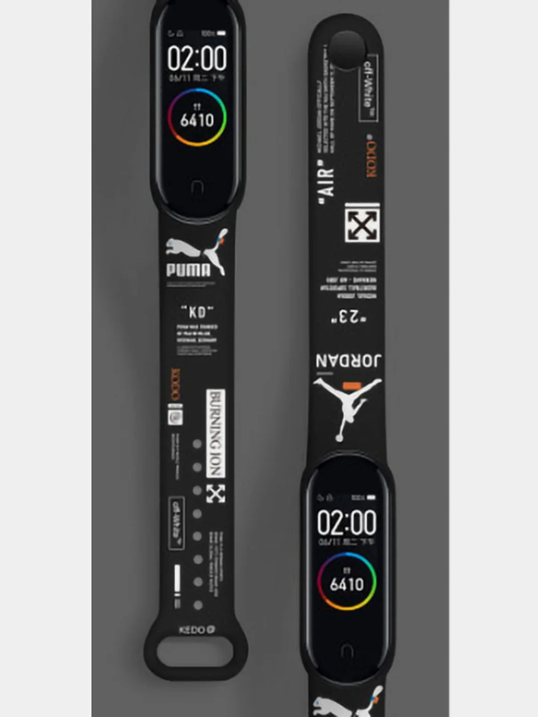 Морской ремешок для фитнес браслета Mi Band 3/Mi Band 4, с рисунками