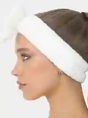 Белый beauty4life Повязка для волос, женская, косметическая "Бабочки"