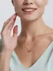 Розовый подвеска "Сердце"