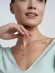 Золотой подвеска с месяцем и звездой