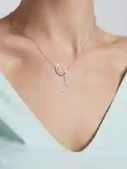 Золотой подвеска с месяцем и звездой