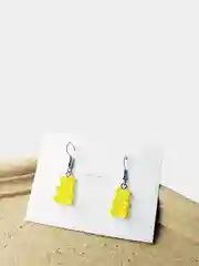 Лимонный серьги "Мармеладные Мишки"