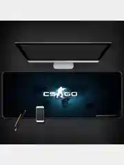 Черный коврик для мыши CS:GO 800 х 300 мм КС ГО