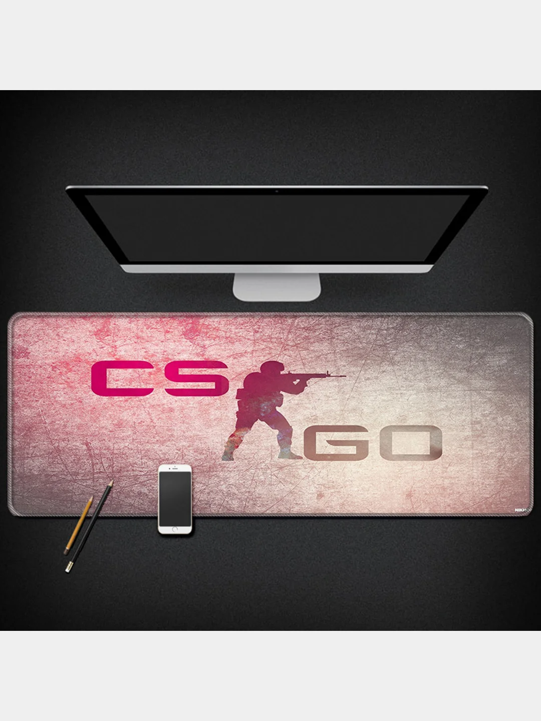 Пудровый коврик для мыши CS:GO 800 х 300 мм КС ГО