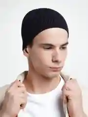 Темно-синий мужская шапка