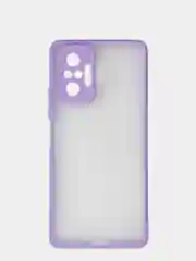 Лавандовый чехол Xiaomi Redmi Note 10 Pro, Редми Нот 10 Про, пластиковый матовый с цветными кнопками