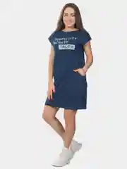 Платье рельефное KLERY Simplicity, тёмно-синий, КП1327П4