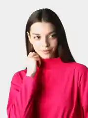Фуксия женский костюм в рубчик свободного кроя, 6 цветов