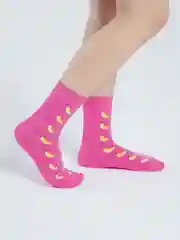 Фуксия носки "Еда"