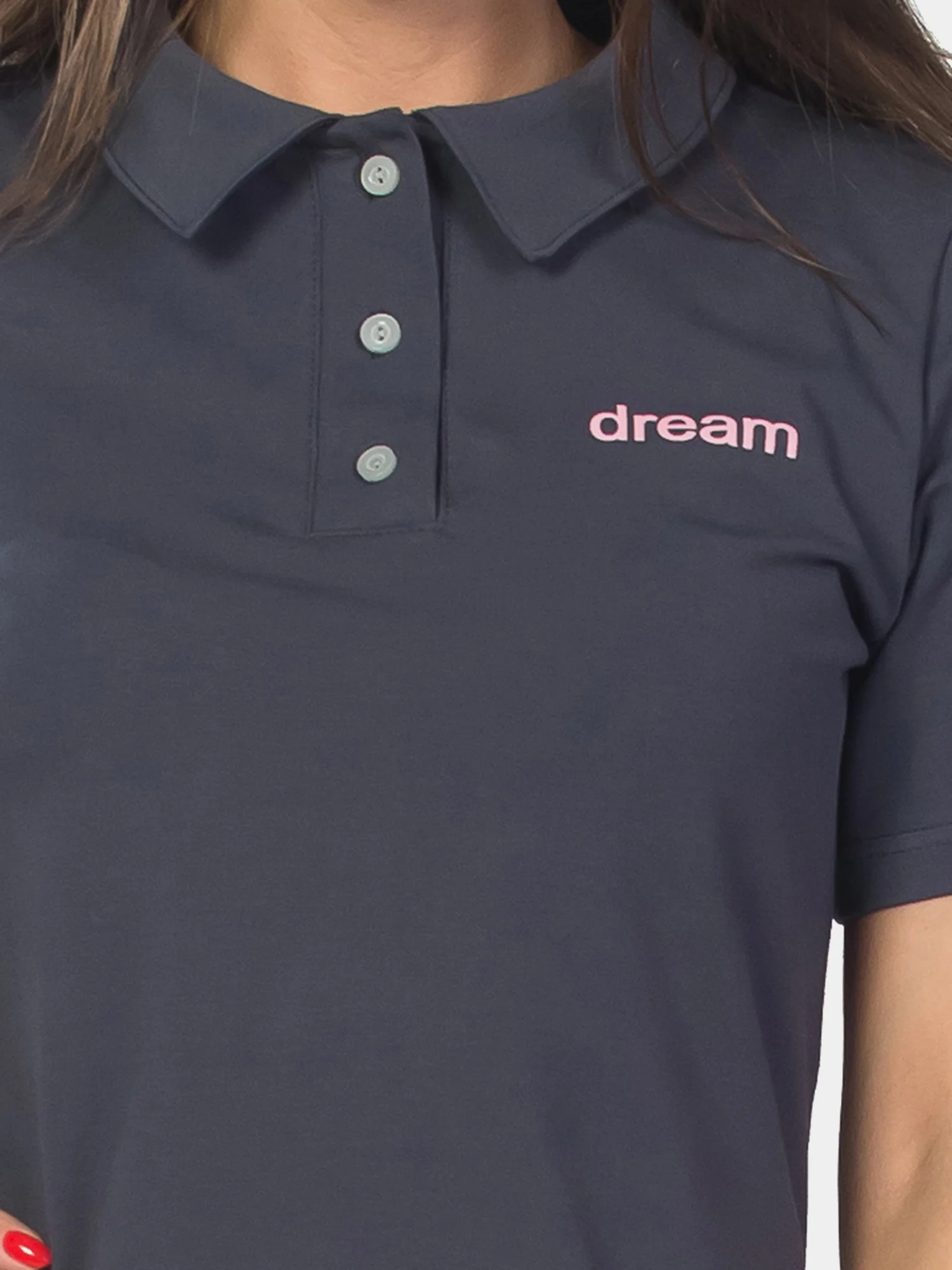 Платье-поло женское KLERY Dream, серое, КЛП1471П12