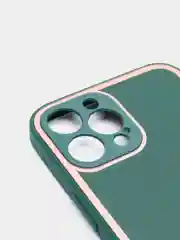 Зеленый наладка имитация стекла с защитой камеры для Iphone12 Pro Max