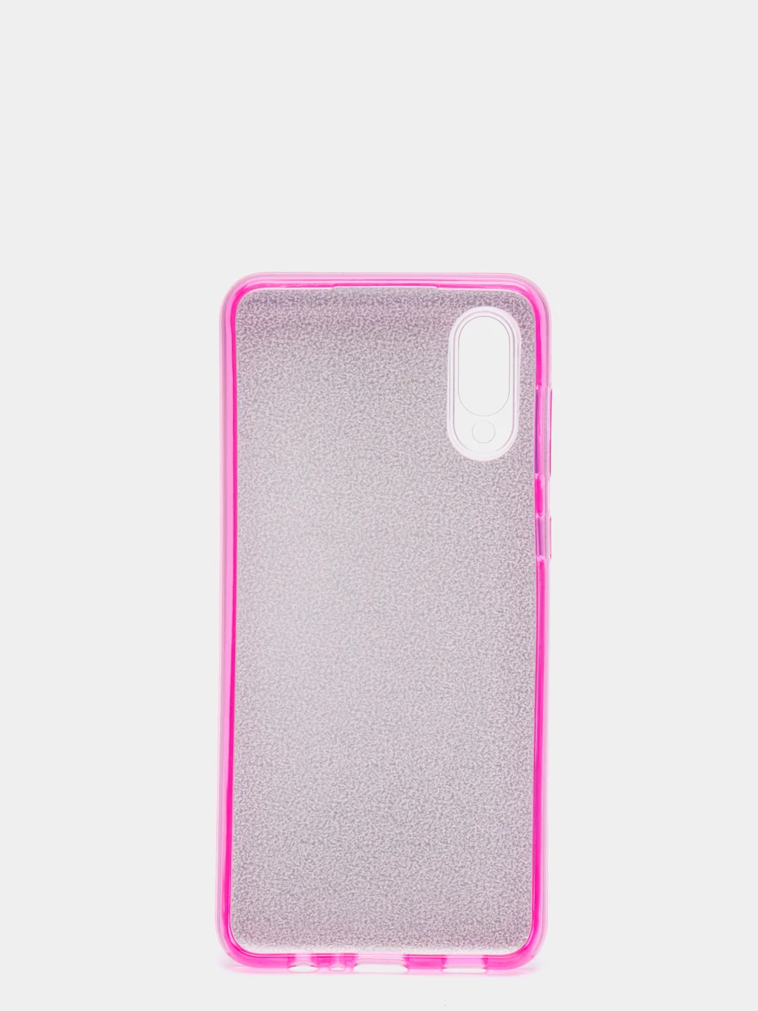 Сиреневый чехол блестящий на Samsung A02