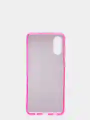Сиреневый чехол блестящий на Samsung A02