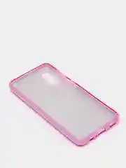 Сиреневый чехол блестящий на Samsung A02