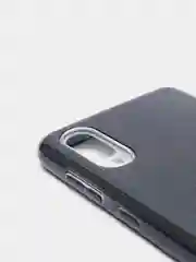 Угольный чехол блестящий на Samsung A02
