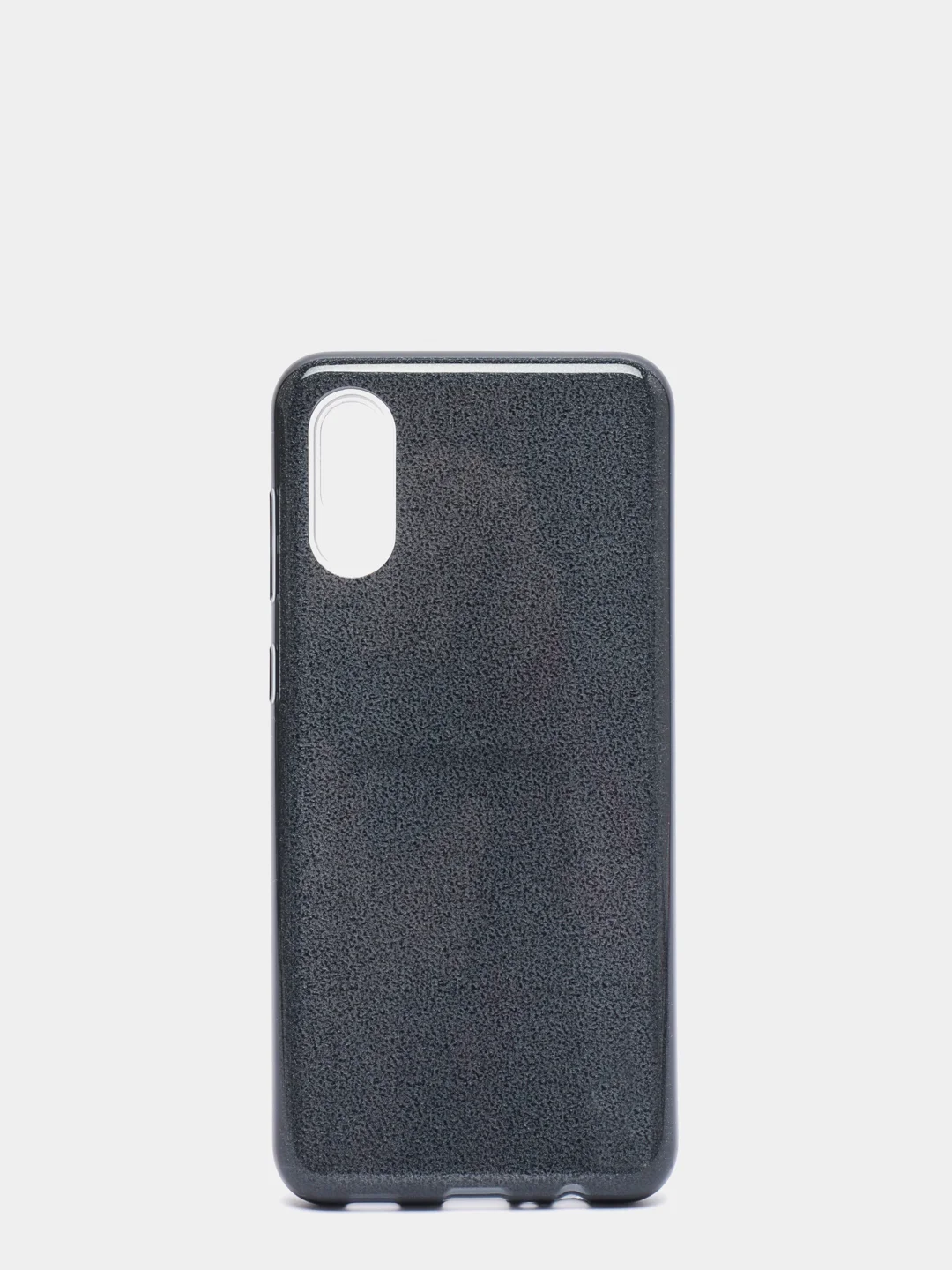 Угольный чехол блестящий на Samsung A02