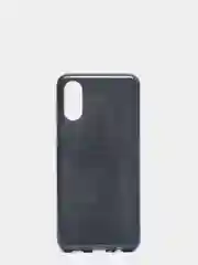 Угольный чехол блестящий на Samsung A02